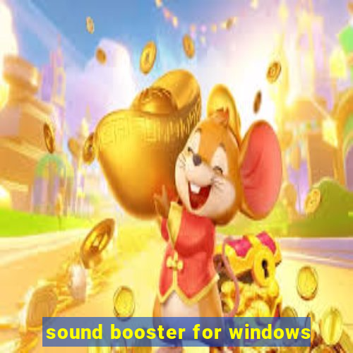 sound booster for windows